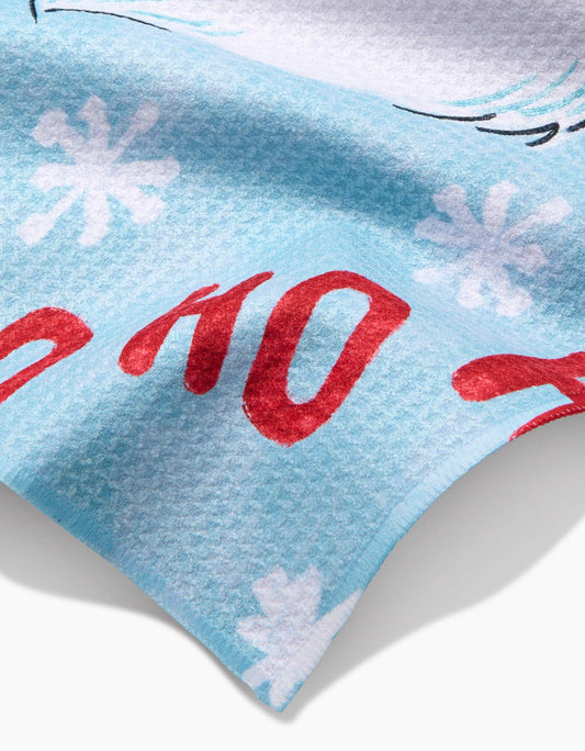 Merry Santa Claus Bar Towel