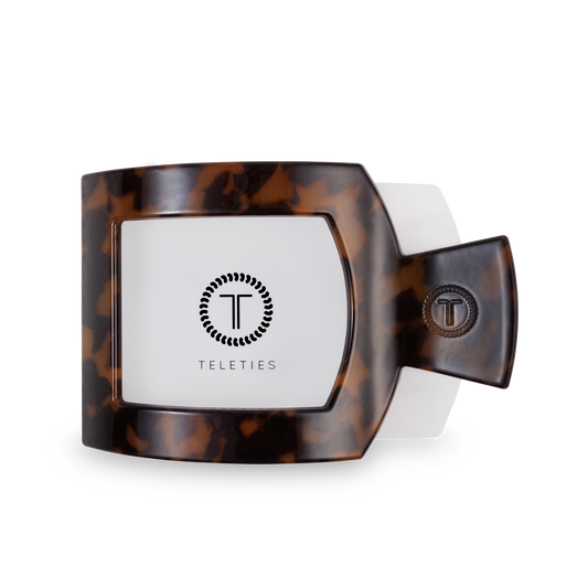Tortoise Large Flat Square Clip