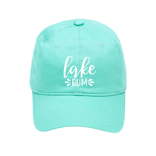Lake Bum Embroidered Mint Cap