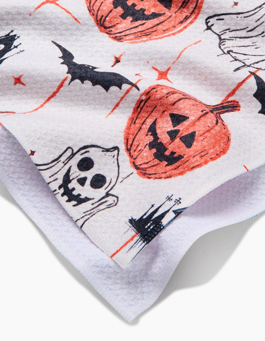 Halloween Is Here Tea Towel
