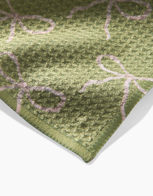 Lattice Bows Bar Towel
