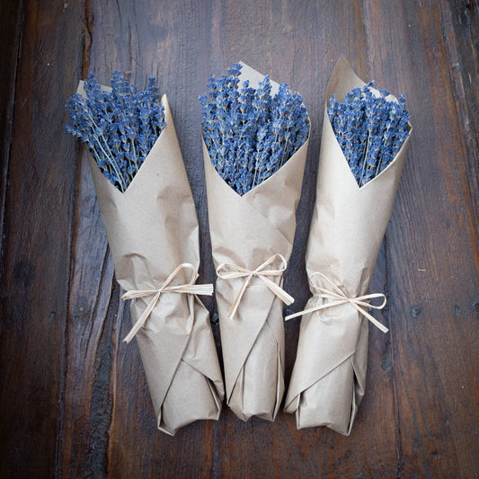 French Lavender Wrapped in Kraft Paper