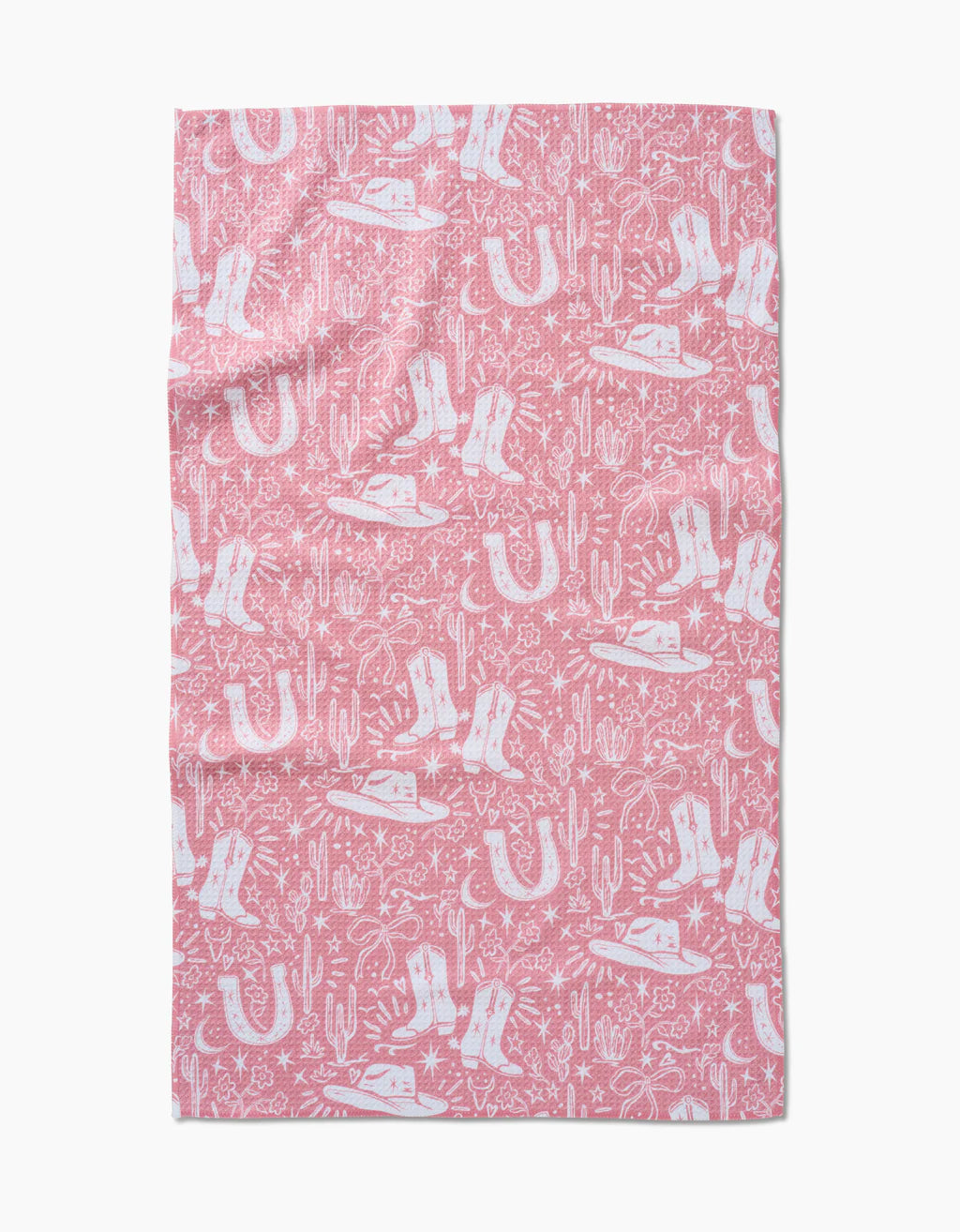 Geometry - Boots On Worries Gone Kitchen Tea Towel