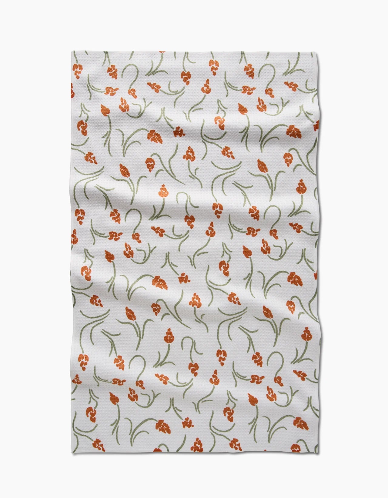 Geometry - Crayon Floral Kitchen Tea Towel