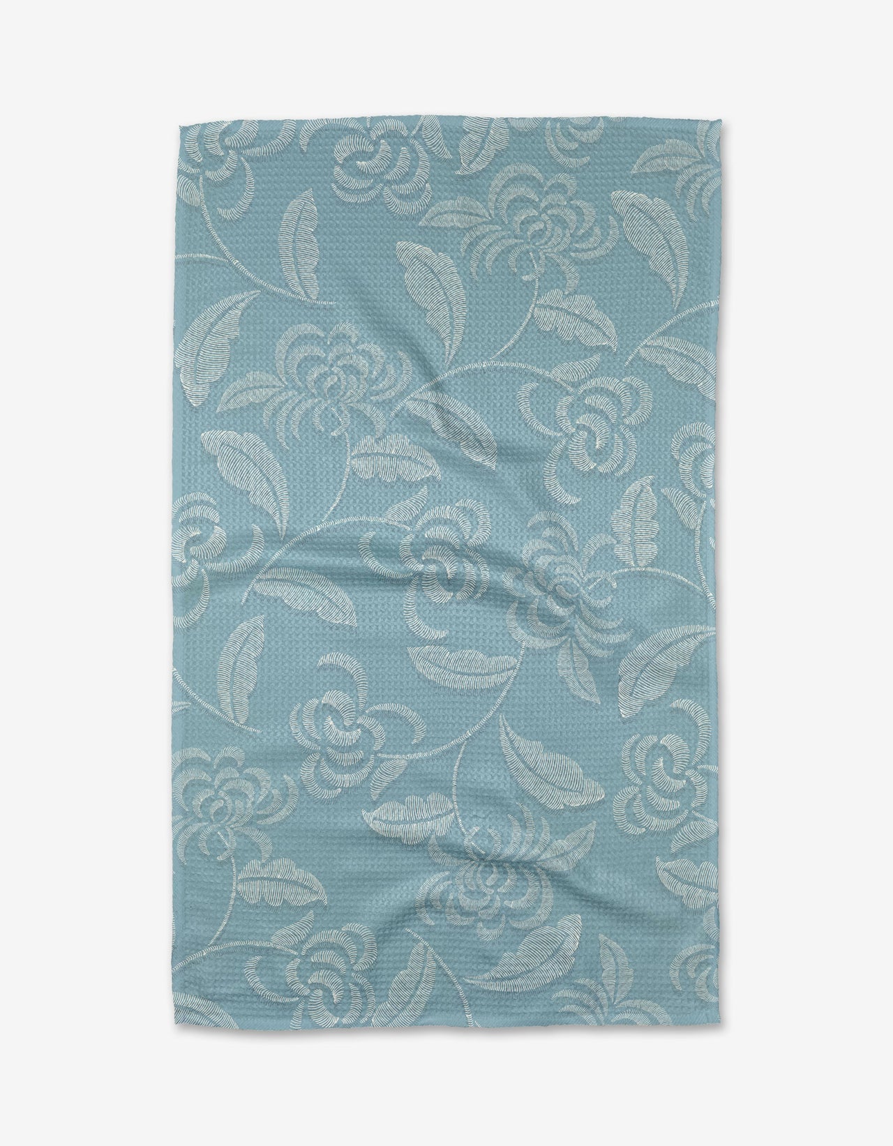 Geometry -Edith's Embroidery Kitchen Tea Towel