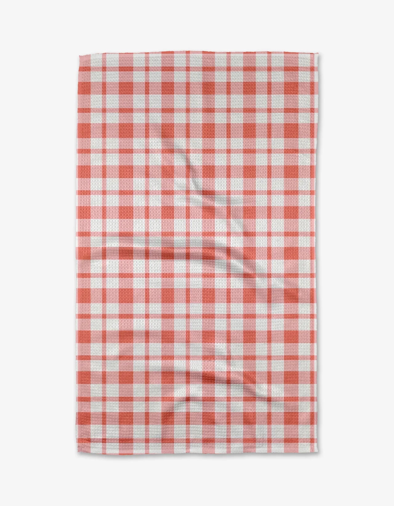 Geometry - Pretty in Pink Plaid Tea Towel
