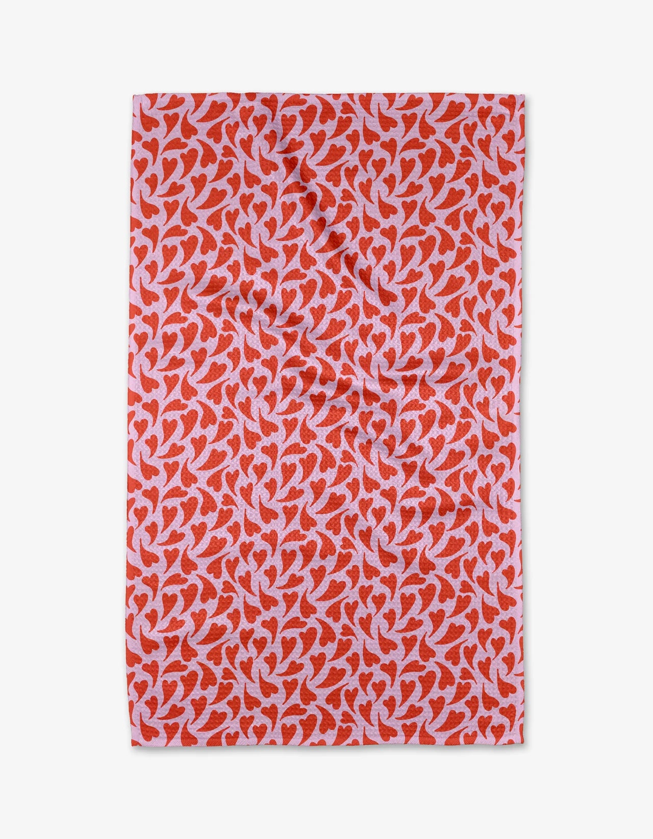 Geometry - Swooning Hearts Kitchen Tea Towel