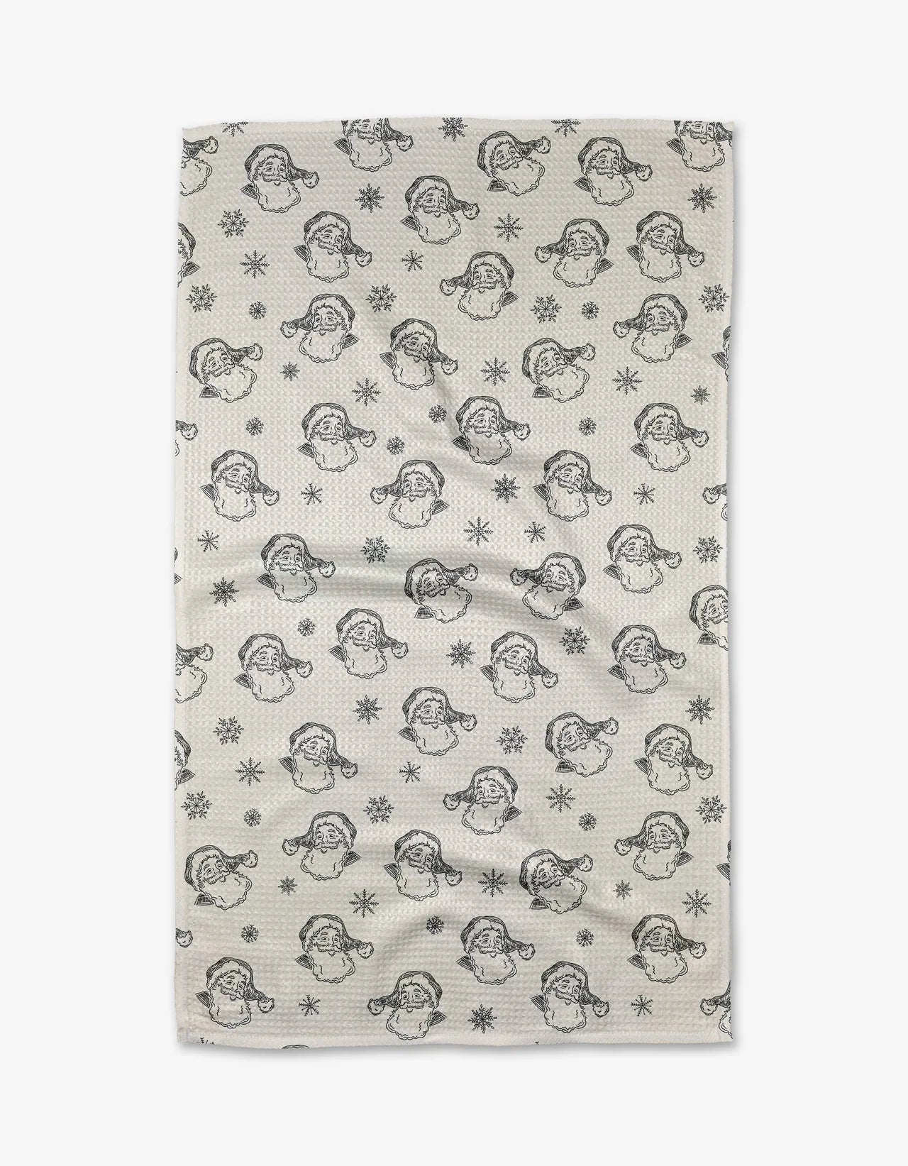Geometry - Vintage Santa Kitchen Tea Towel