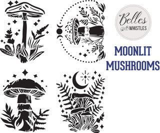Belles and Whistles Mylar Stencils Dixie Belle