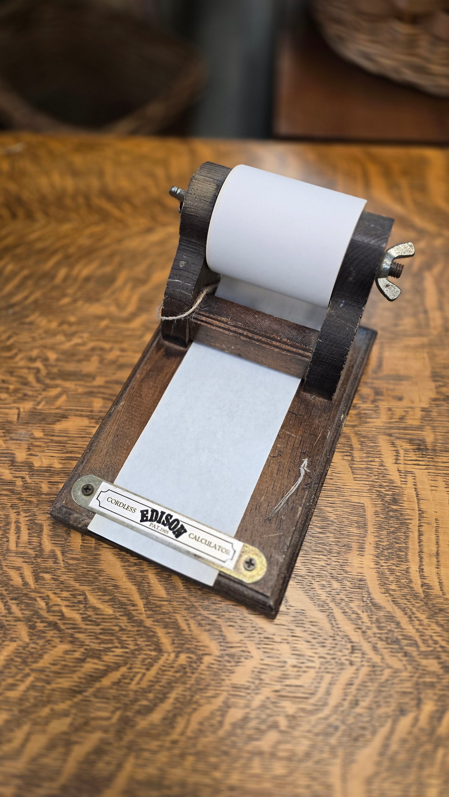 Vintage Edison cordless calculator