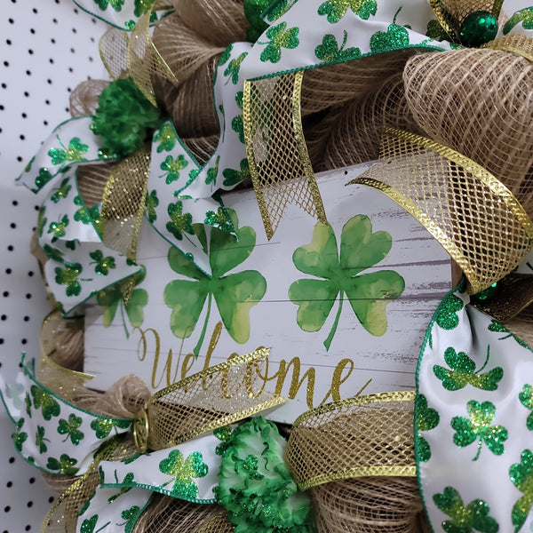 Welcome, St. Patricks Wreath