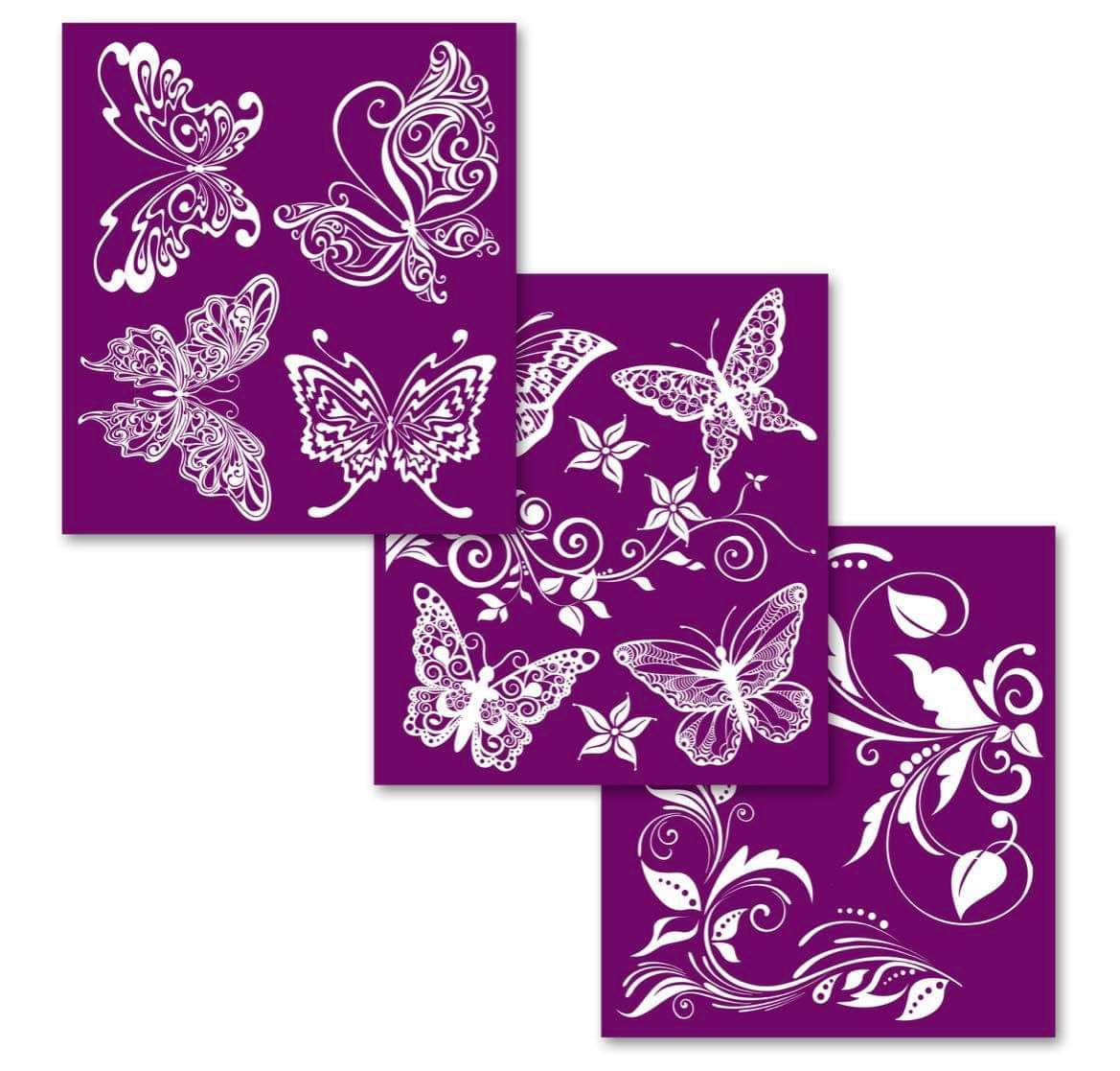 Belles and Whistles Silkscreen Stencils