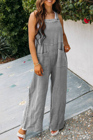 Grey Wide Leg Pocket Jumper: M