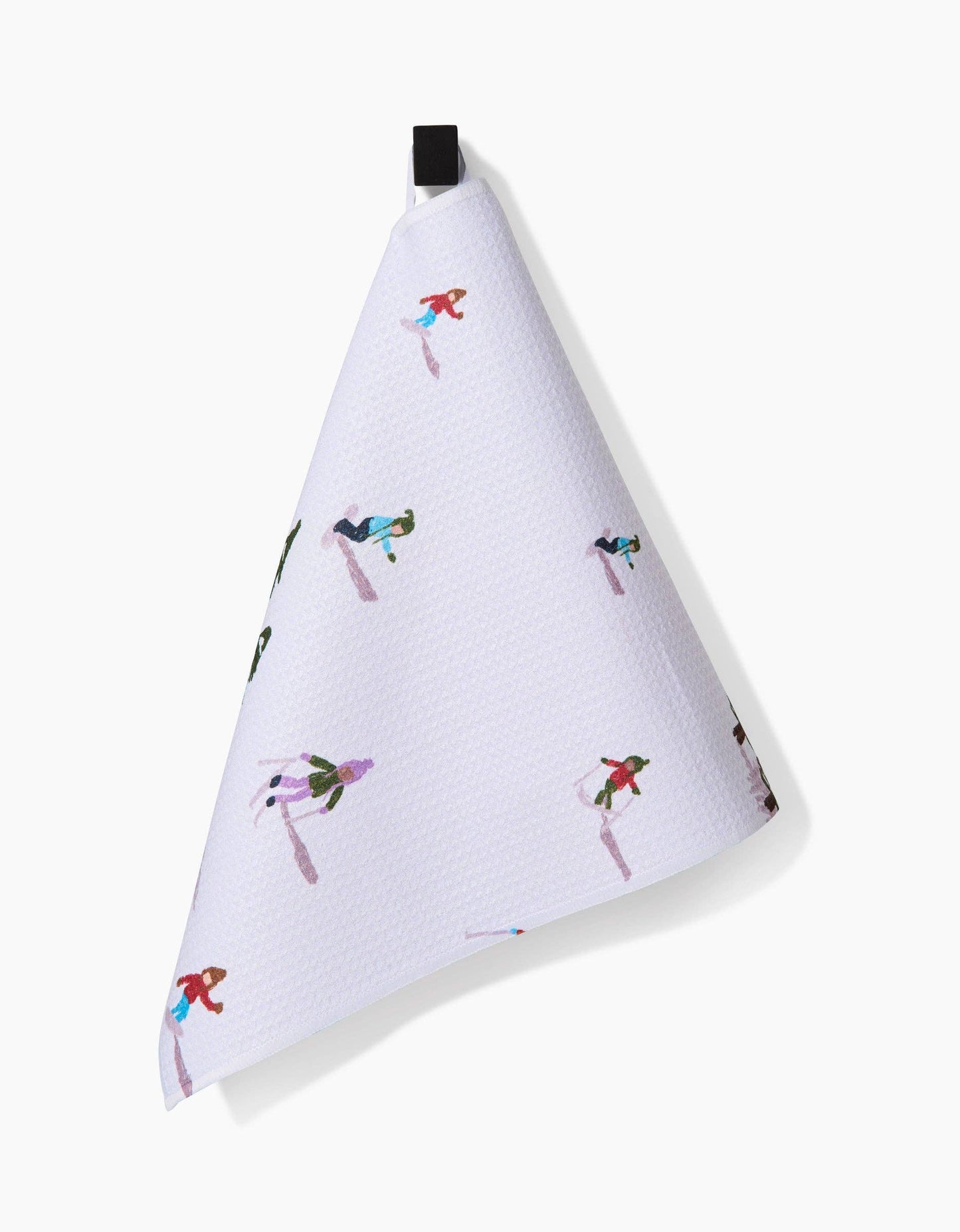 Winter Skiing Trip Bar Towel