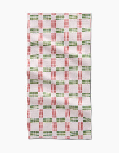 Be Merry Plaid Bar Towel