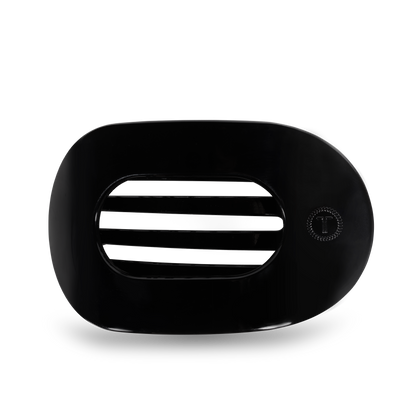 Jet Black Large Flat Round Clip