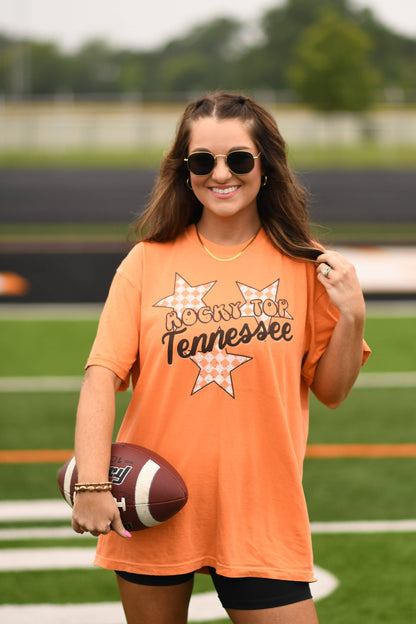 Rocky Top Tennessee Tee: ORANGE / M