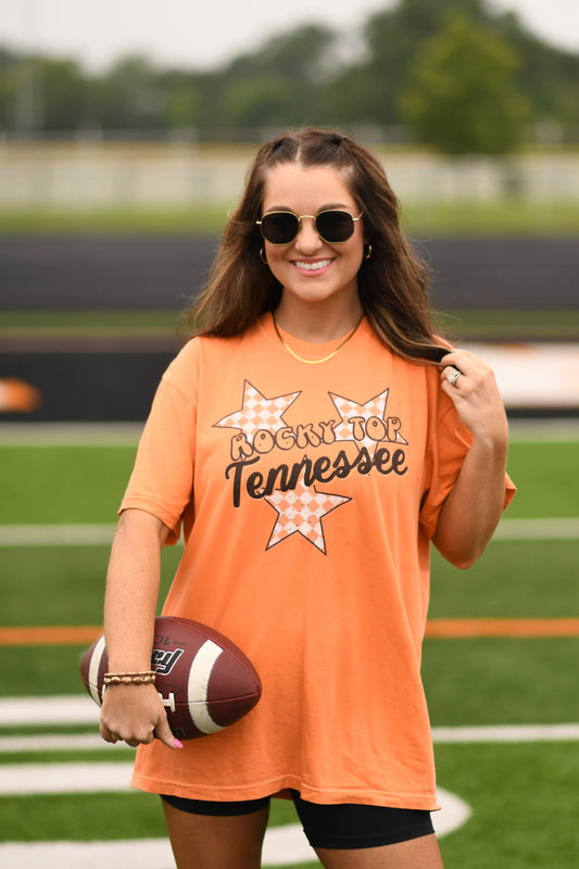 Rocky Top Tennessee Tee: ORANGE / M