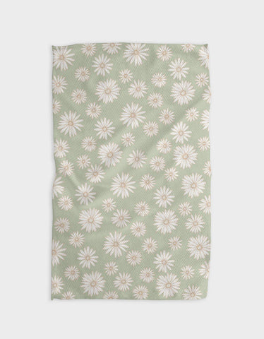 Geometry - Daisy Days Neutral Kitchen Tea Towel
