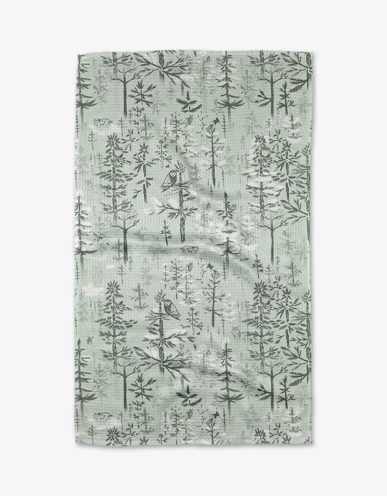 Geometry - Boreal Forest Kitchen Tea Towel