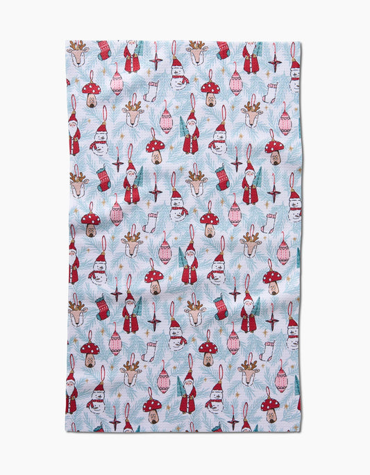 Geometry - Christmas Traditions Kitchen Tea Towel
