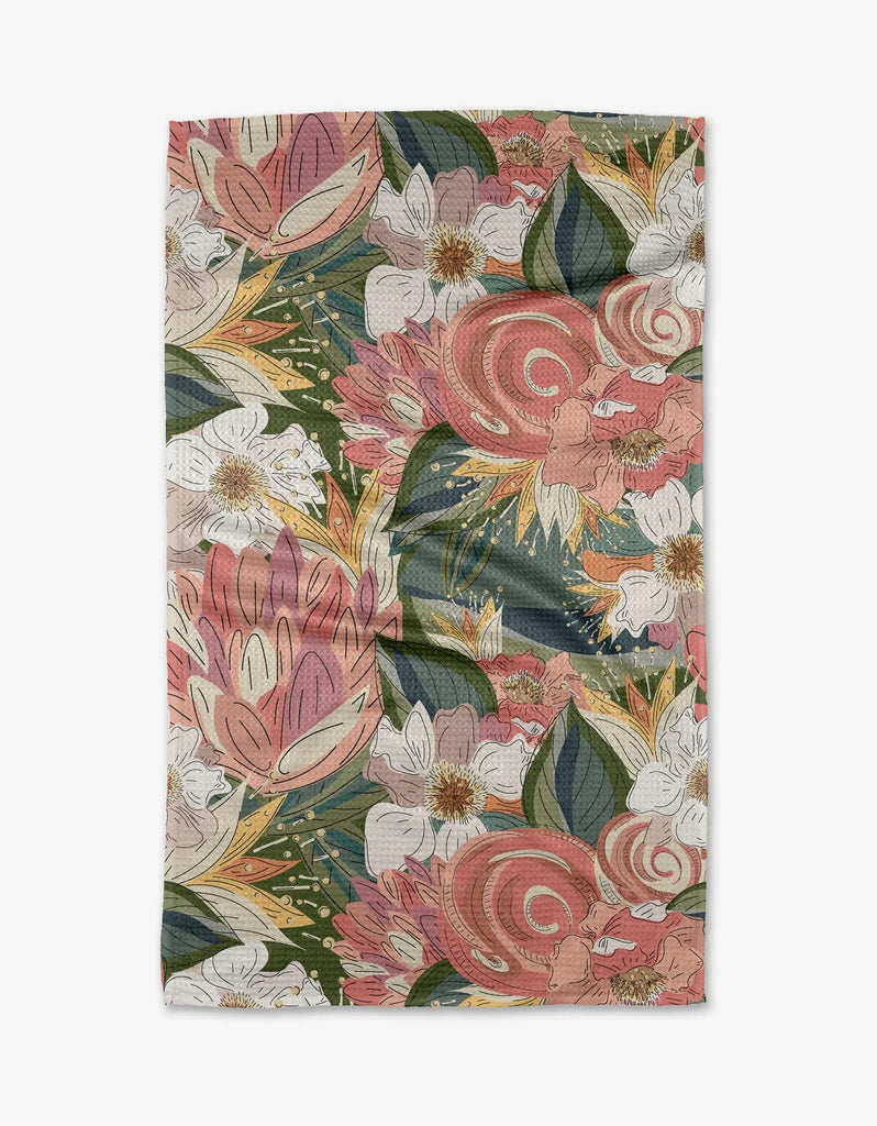 Geometry - Flower Explosion Kitchen Tea Towel