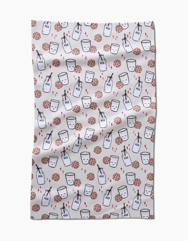 Geometry - Milk And Cookies Kitchen Tea Towel