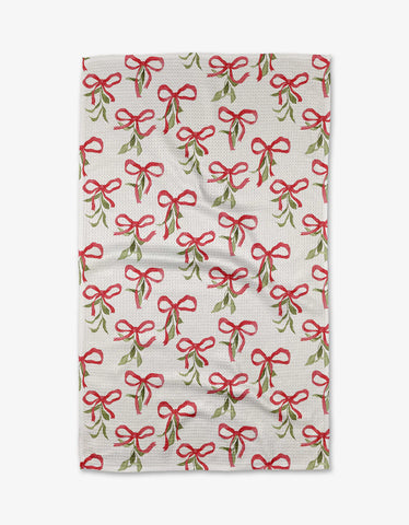 Geometry - Tied Up With Bows Kitchen Tea Towel