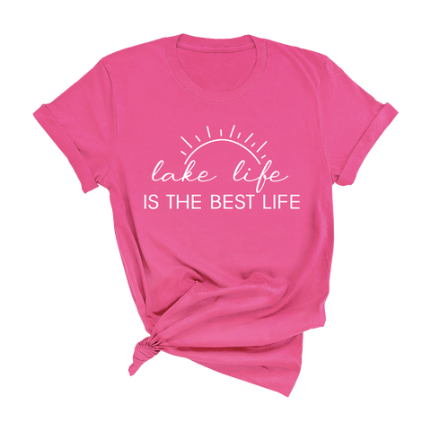 Best Life T-Shirt: Extra Large / Hot Pink