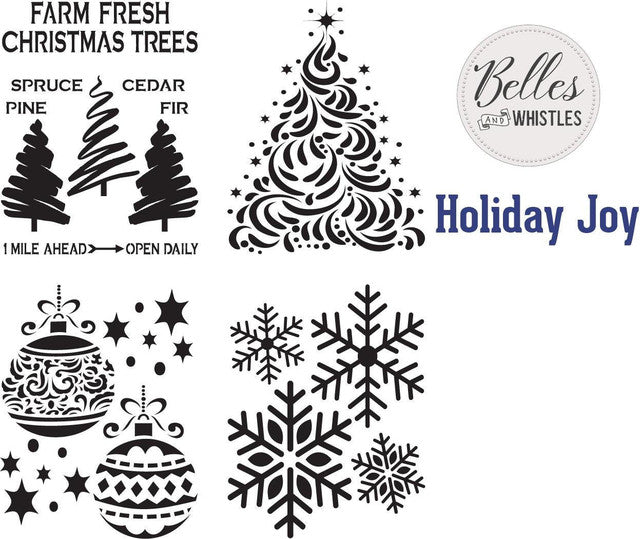 Belles and Whistles Mylar Stencils Dixie Belle