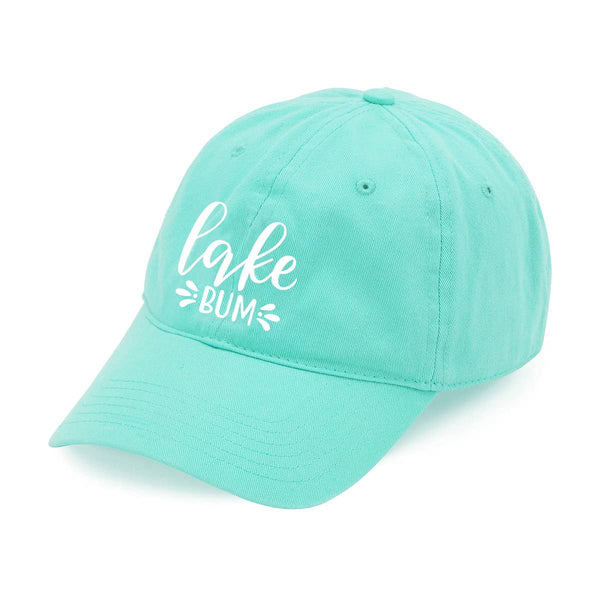 Lake Bum Embroidered Mint Cap