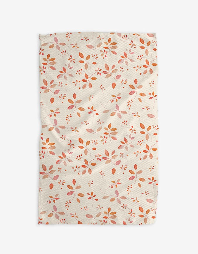 Dancing Petals Kitchen Tea Towel