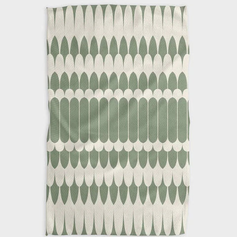 Geometry - Salle Verte Kitchen Tea Towel