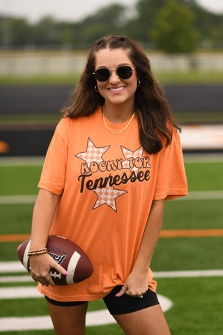 Rocky Top Tennessee Tee: ORANGE / M
