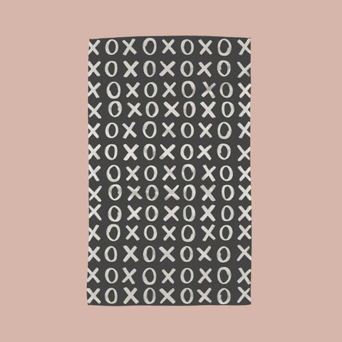 Geometry - Hugs and Kisses Kitchen Tea Towel