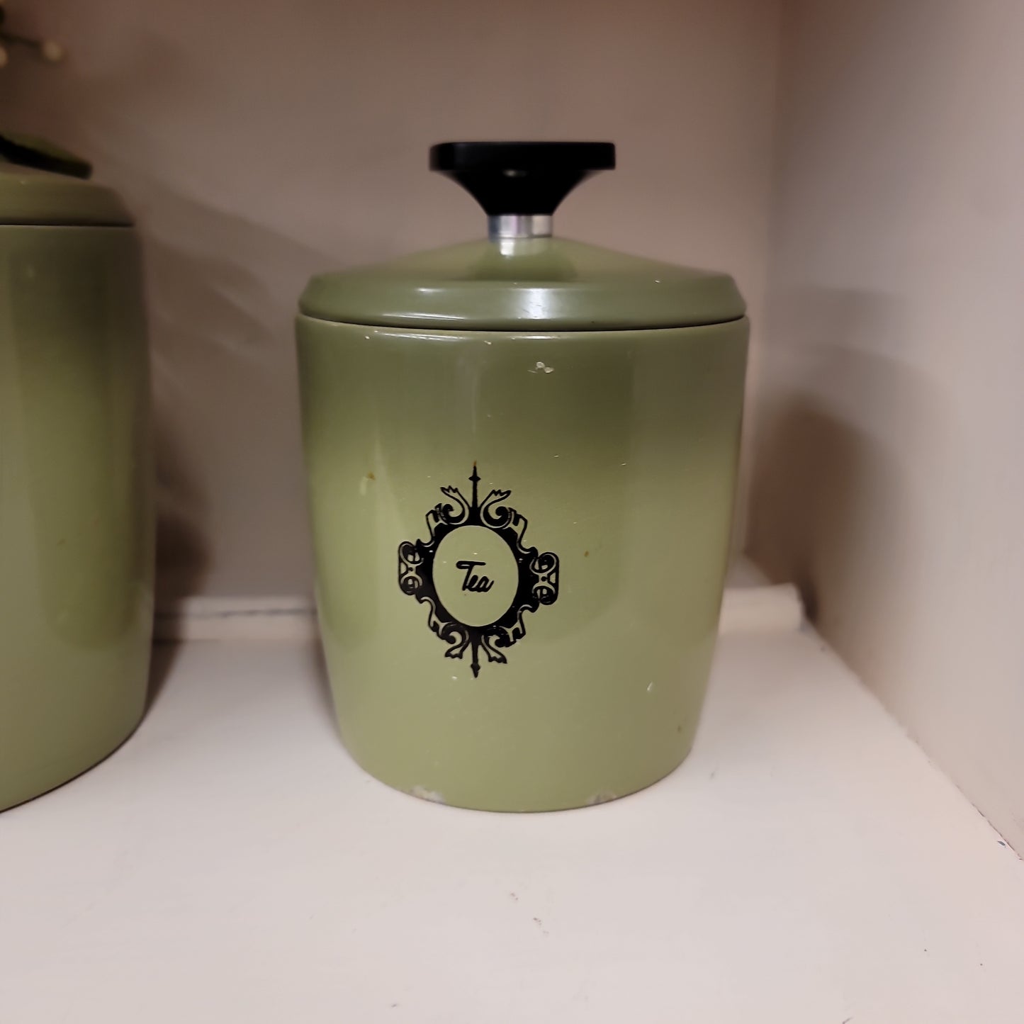 West Bend vintage metal canisters