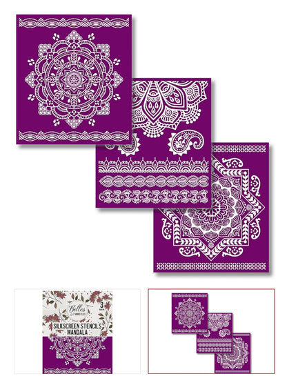 Belles and Whistles Silkscreen Stencils
