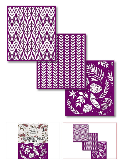 Belles and Whistles Silkscreen Stencils