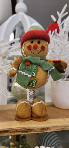 Gingerbread Man on spring