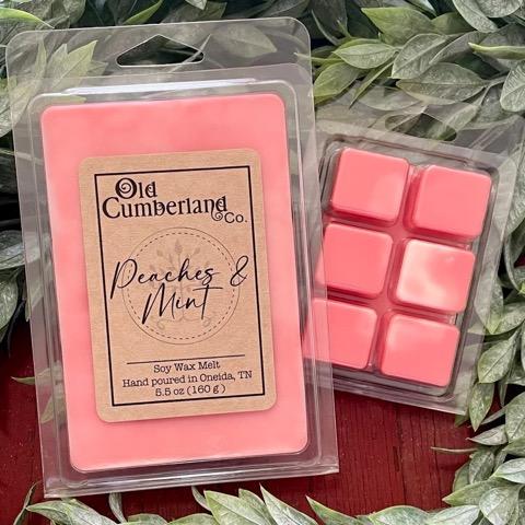 Peaches and Mint Wax Melts