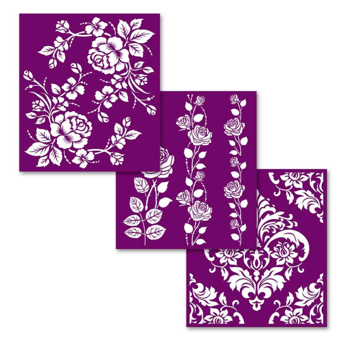 Belles and Whistles Silkscreen Stencils
