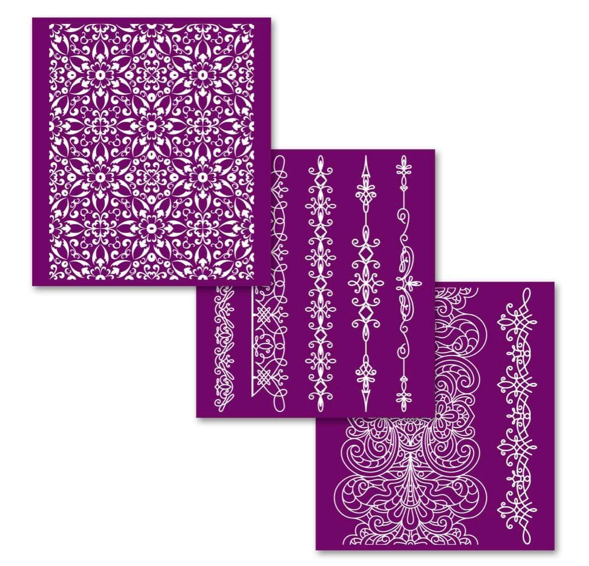 Belles and Whistles Silkscreen Stencils