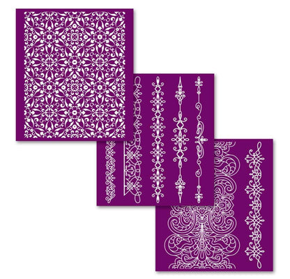 Belles and Whistles Silkscreen Stencils